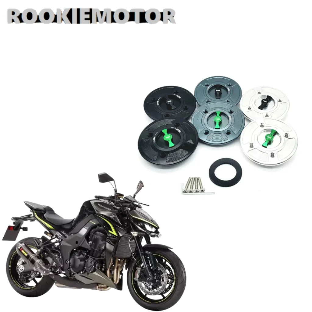 

For KAWASAKI Z400 Z650 Z800 Z900 Z1000 ZX10R ZX6R Motorcycle Fuel Gas Tank Cap Oil Tank Cover