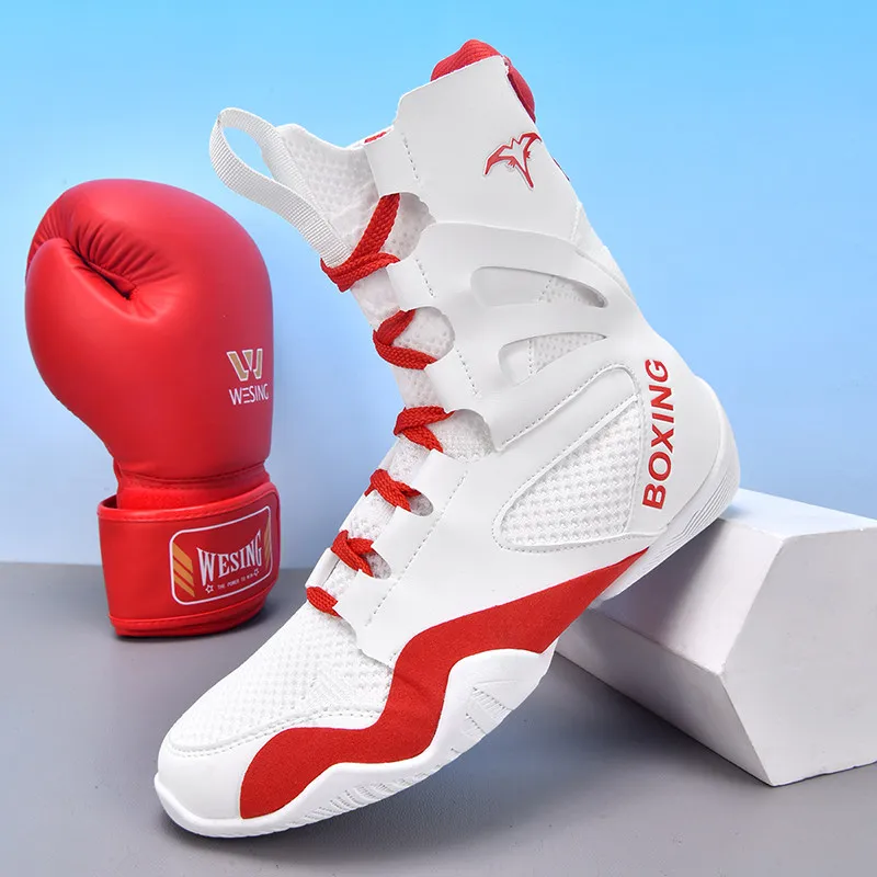 Unisex lightweight non-slip professional wrestling shoes Comfortable and versatile boxing and wrestling trainers