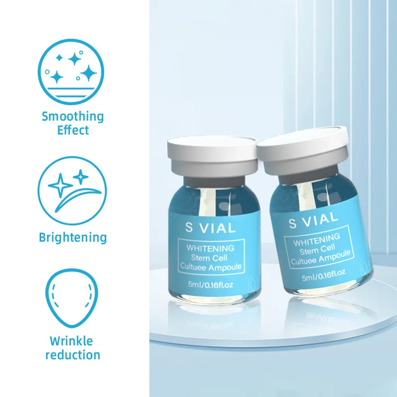 Face 5ml Whitening Ampoule Skin Booster Serum Kit Niacinamide Brightening Moisturizing Skin Care For 0.25mm Microneedle