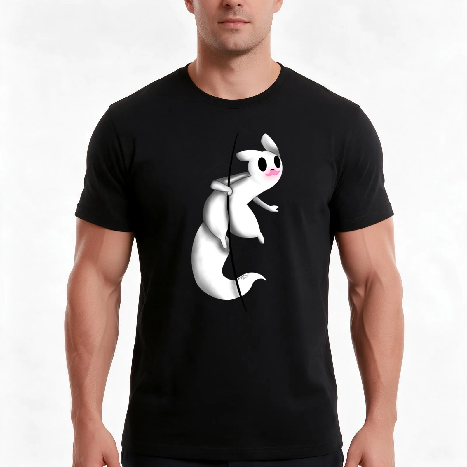 Markiplier - Rain World T-Shirt, Summer Casual Cotton Tee, Oversized Streetwear Tops, Vintage Graphic Print, Unisex Men Women