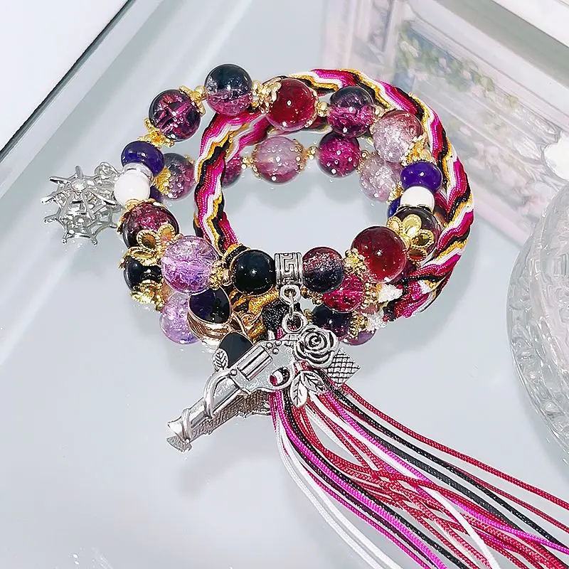 Honkai Star Rail Bracelet for Women Kafka Bracelets Luocha Beaded Bangles Metal Accesorios Fashion Jewelry Cosplay Girl Gift