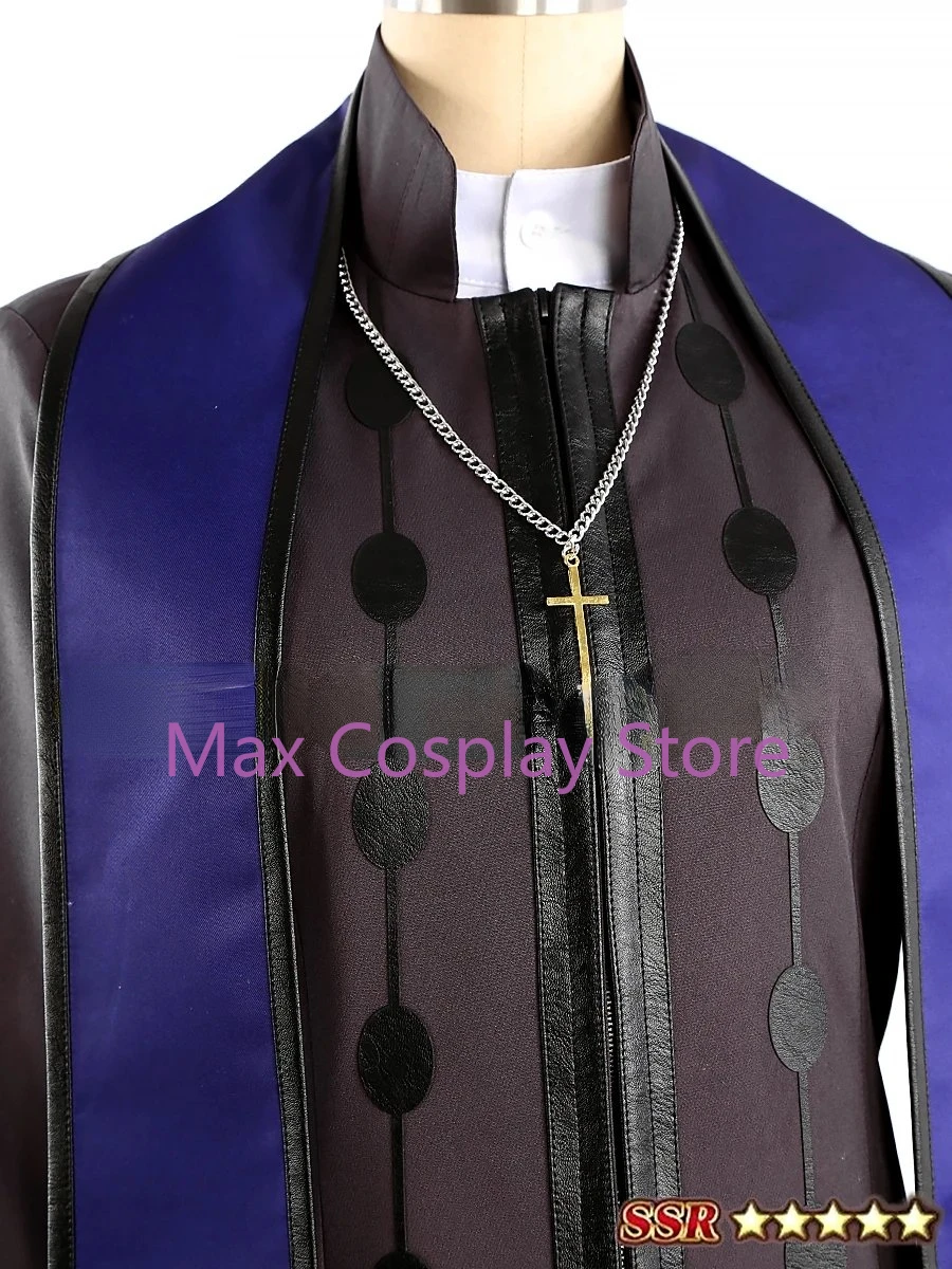 Max Anime FGO Grigori Efimovich Rasputin Initial Gorgeous Uniform Cosplay Costume Halloween Party Outfit Custom size