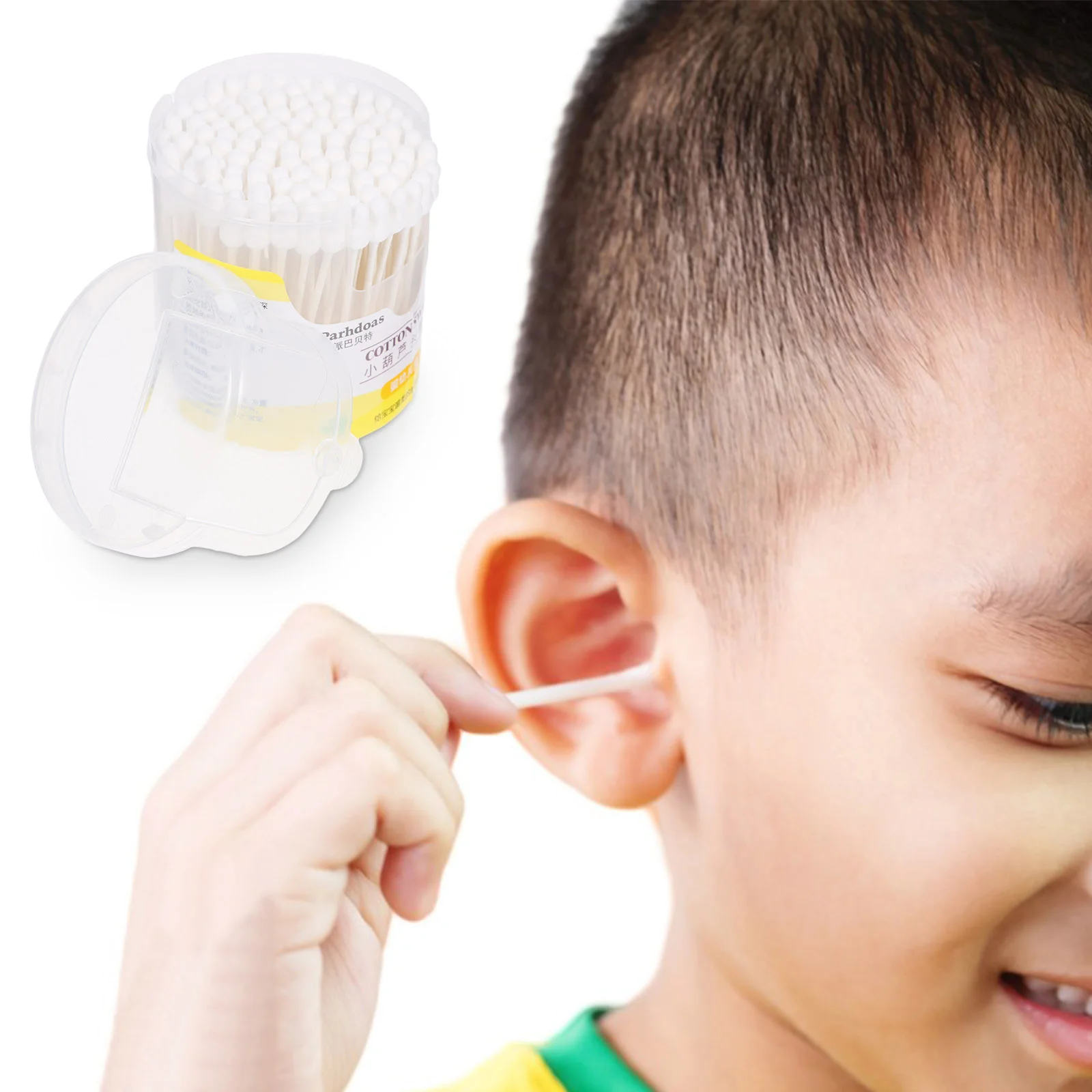 Cotton Bud Double Tipped Hisoposs Baby Products Earplugs Care Buds Head White Beauty Accessories Earbuds