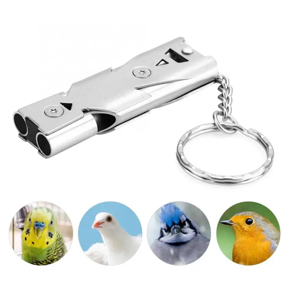 [ READY STOCK ] Birds Ultrasonic Training Whistle Stainless Steel Return To Nest Bird Training Tool For Parrot Pigeon