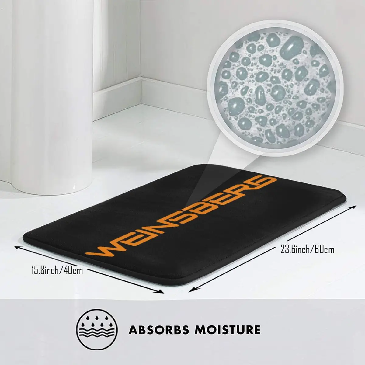 Weinsberg Caravan Non-slip Doormat Floor Mat Carpet Rug for Kitchen Entrance Home Bathroom Living room Footpad Mats