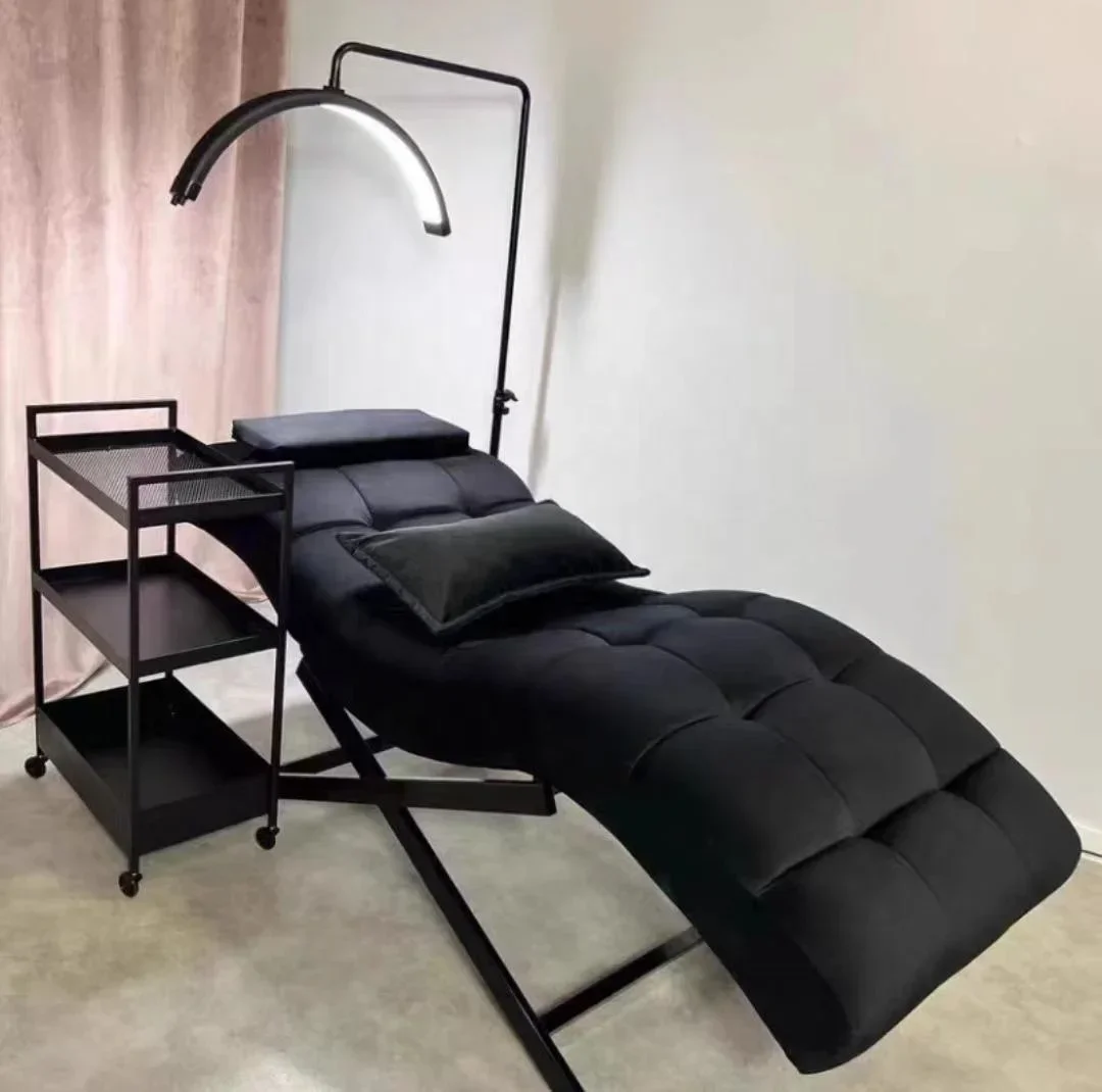 New Design Beauty Salon Treatment Table Custom Curve Lash Extension Bed ZY-3048A