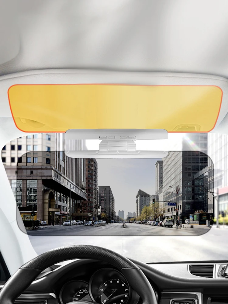 Car Sun Visor Anti-Dazzle Sun Blocker Anti-UV HD Anti Sunlight Dazzling Goggles Fold Flip Down Car Anti-Glare Sunshade