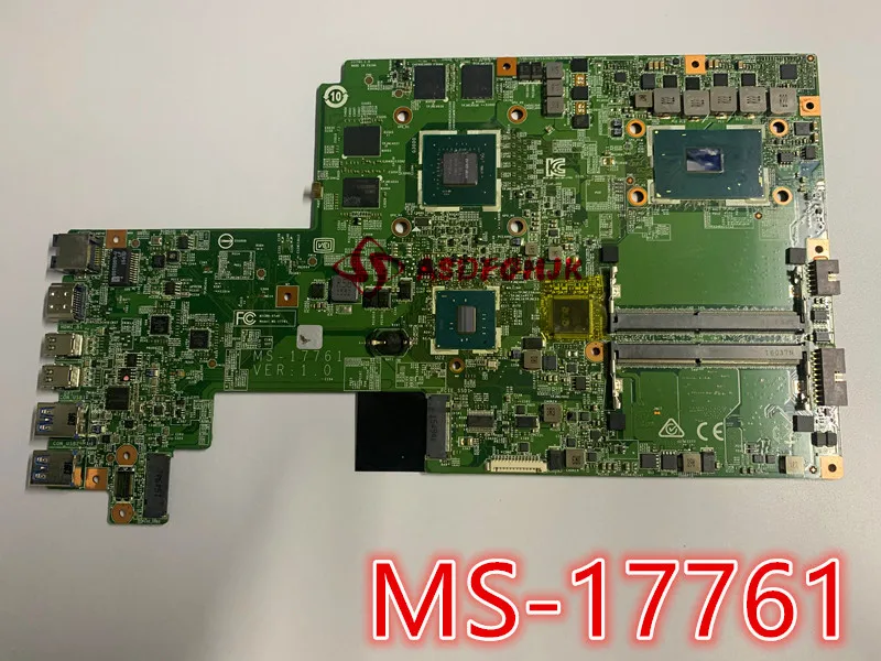 Origina FOR MSI GS70 6QC GS72 STEALTH MS-1776 MS-17761 LAPTOP Motherboard With I7-6700HQ AND GTX960M Graphics Card All Tests OK