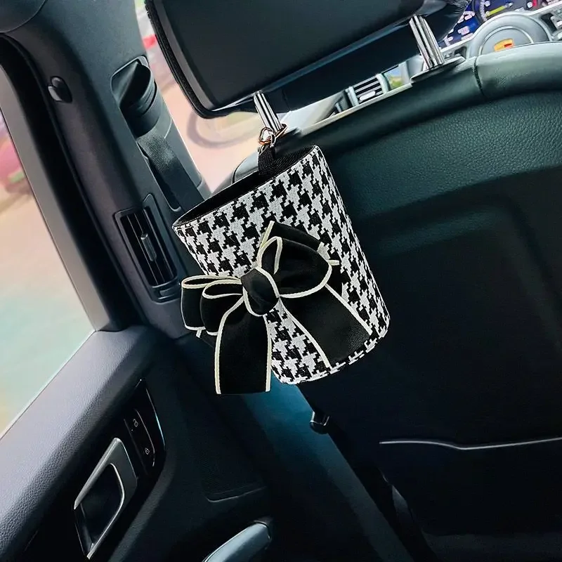 

Car trash can creative car trash can seat rear storage sundries out of trend hanging bag car storage box