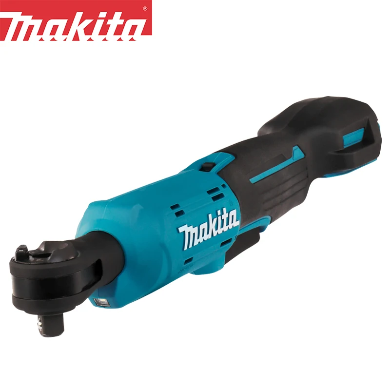 makita wr100d wr100dz 12v chave de catraca soquete adaptadores invertendo alavanca gatilho bloqueio 90 graus angulo chave eletrica 01