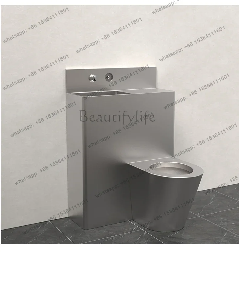 

One-piece toilet 304 stainless steel toilet soft bag toilet anti-freezing crack