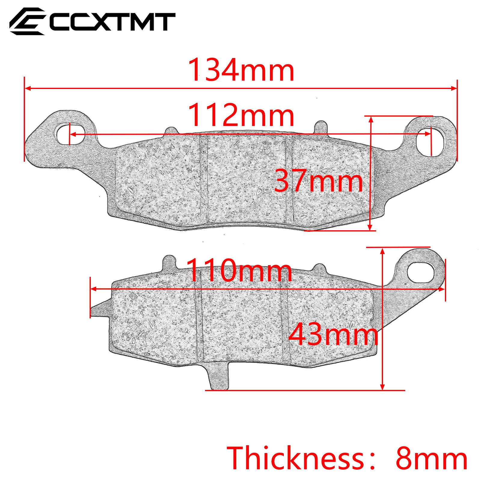 Motorcycle Front Rear Brake Pads for Kawasaki ZR750F 750H Vulcan Nomad VN1500 VN1600 VN1700 Classic Tourer Vaquero 1999-2014
