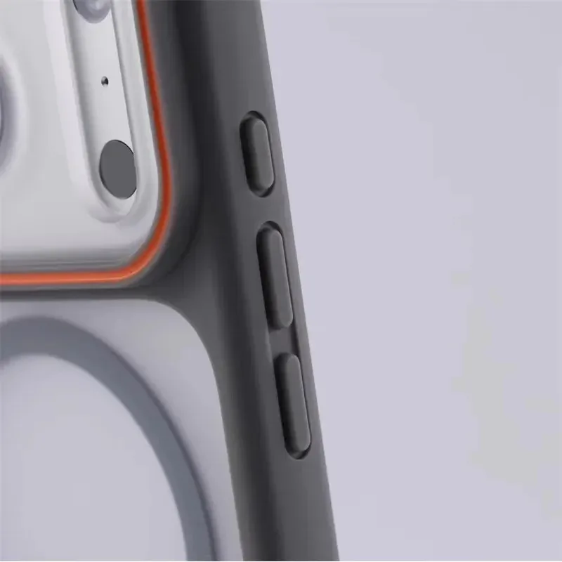Funda magnética translúcida mate de lujo para Magsafe, carcasa a prueba de golpes para iPhone 18, 17, 16 ProMax, 15, 14Plus, carga inalámbrica