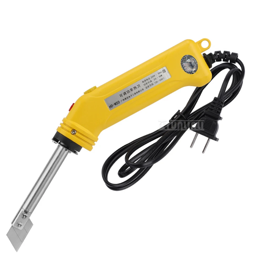Faca elétrica ajustável com pano de corte de espuma, esponja de pérola, placa de aquecimento de plástico kt para aplicações de derretimento quente