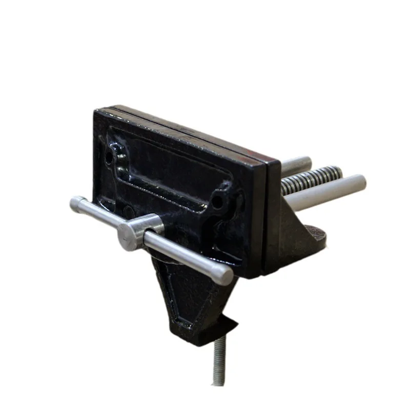 ​Quick-Release Bench Vise, Rapid Action Clamp-on Woodworking Vise for Carpenter Workbench