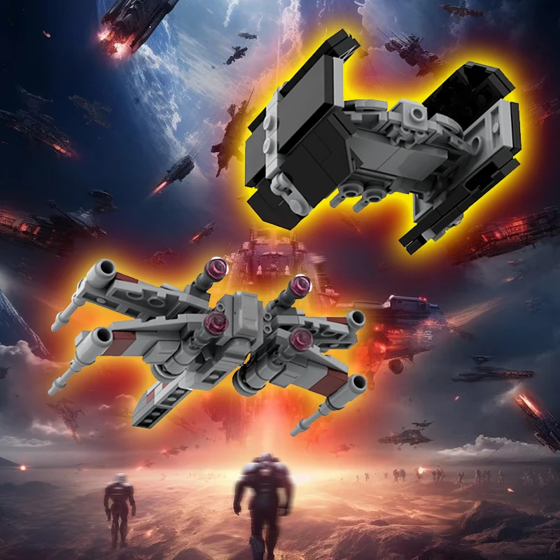 

Модель Starfighter - популярные строительные блоки Movie MOC для сборки, идеальный выбор подарка на Хэллоуин и Рождество.