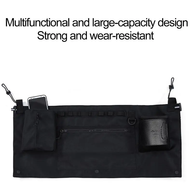 Большая вместительная сумка-Органайзер для кровати с дистанционным управлением