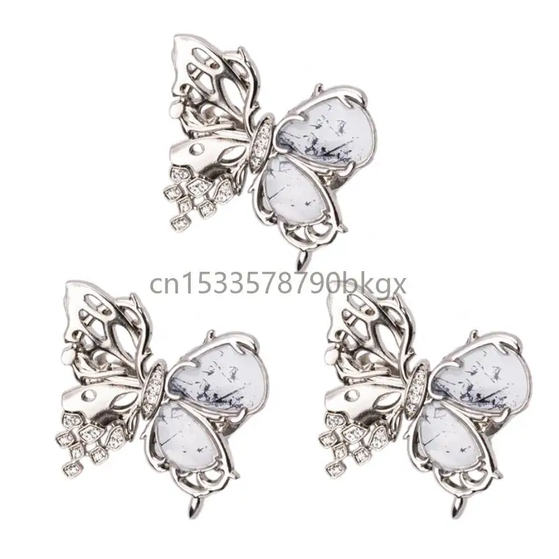 

3PCS Butterfly Waist Tighteners Nonsewing Waist Adjuster Clip for Loose Trousers J78E