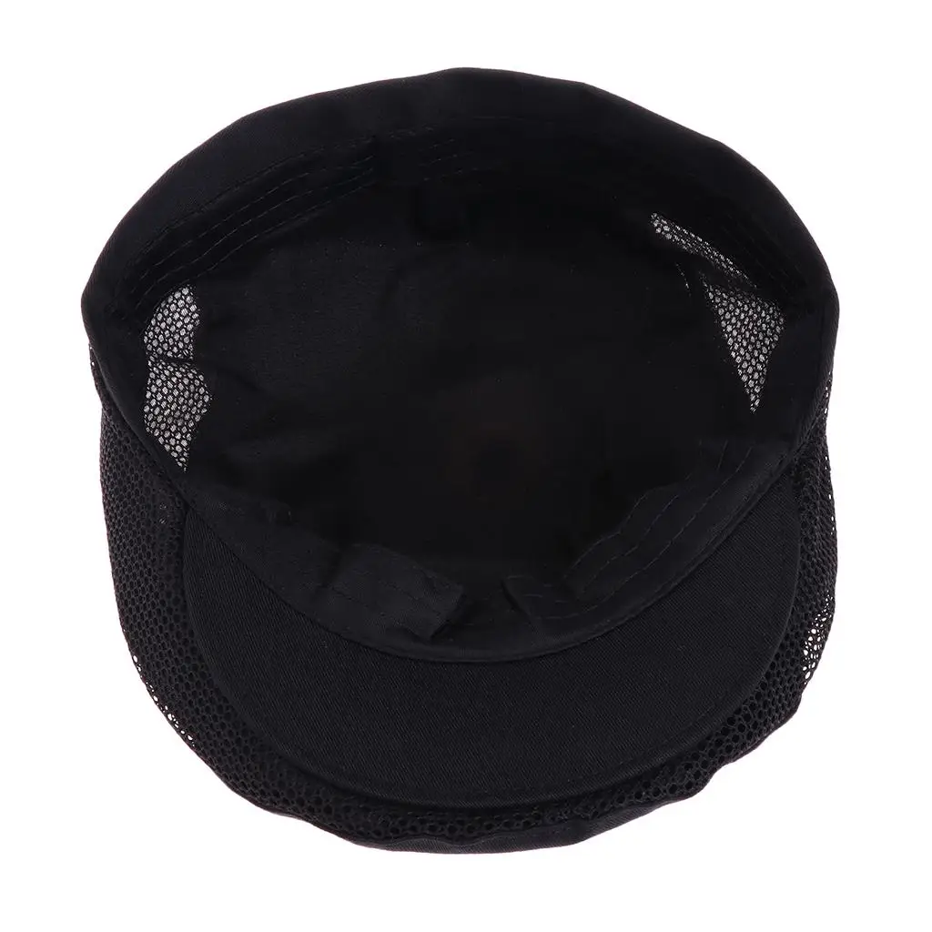 Unisex Cotton Bakery Hat Adjustable Chef Cap Kitchen Man Cap Comfortable Cook Hat for Food Industry