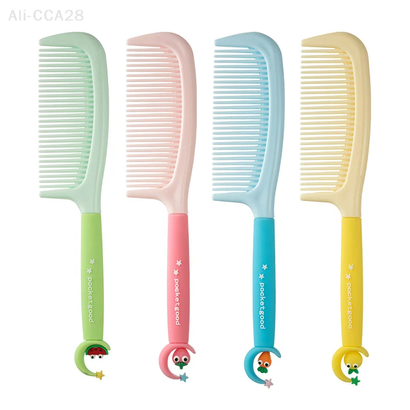 Peigne à cheveux de dessin animé, petite couleur fraîche assortie pour transporter des outils et des accessoires de coiffure