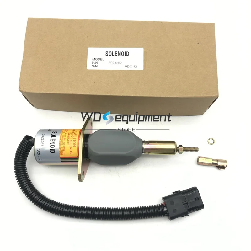 12v SA-4293-12 3928160 /24v SA-4335-24 3930234 Fuel Shutdown Solenoid Valve for Cummins 6CT 8.3 Komatsu Hitachi Hyundai Case