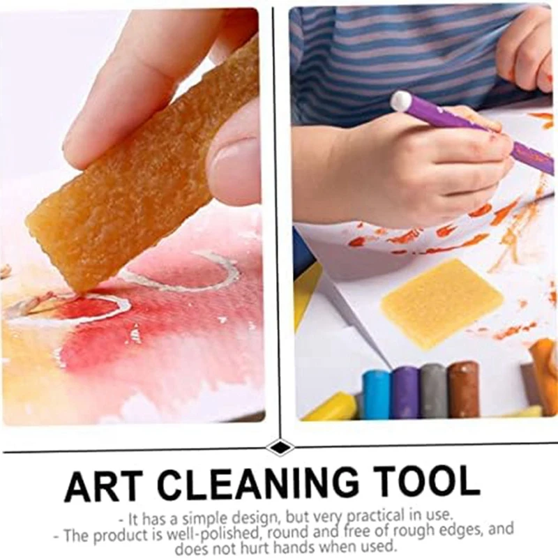 18 Pcs Cleaning Wipe Design Eraser Charcoal Eraser Pigment Remover Tool Drawing Tool Rubber Blank Student