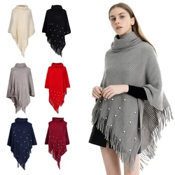 Bufandas De Invierno Para Mujer, Poncho De Cachemira tejido, chal, cárdigans, suéter, abrigo Para El Cuello, n. ° YL10