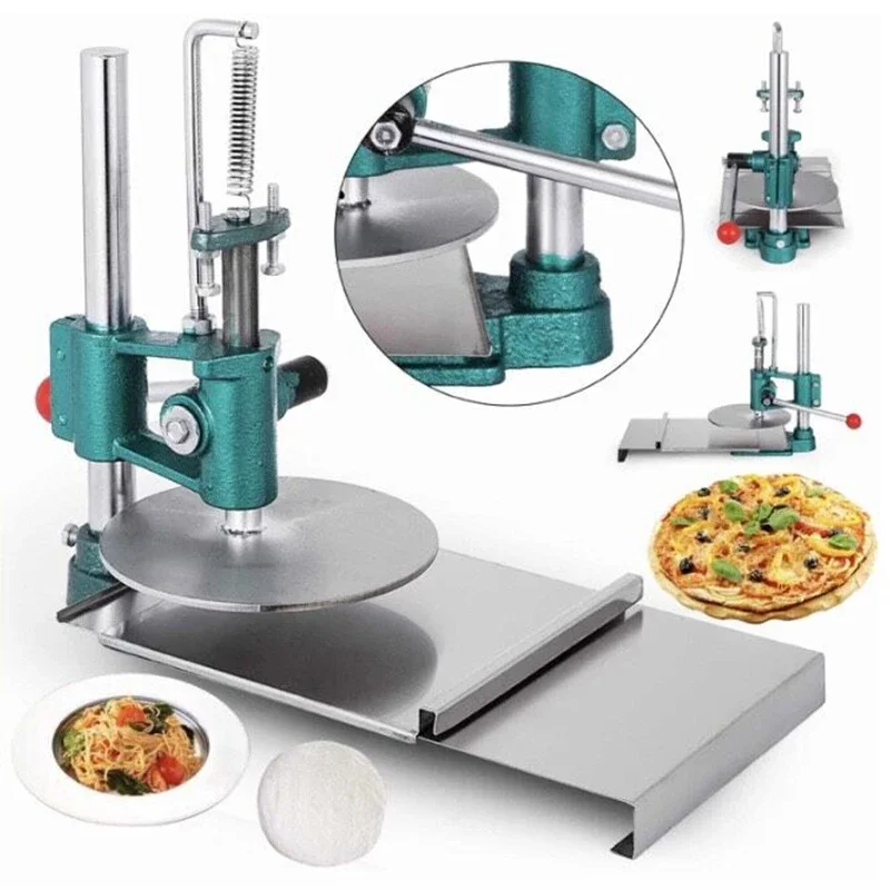 Hand‑Operated Dough Flattener, Manual Press for Hand‑Pull Pancake, Scallion Flatbread, Roujiamo Bun and Snow Skin Pastry Dough