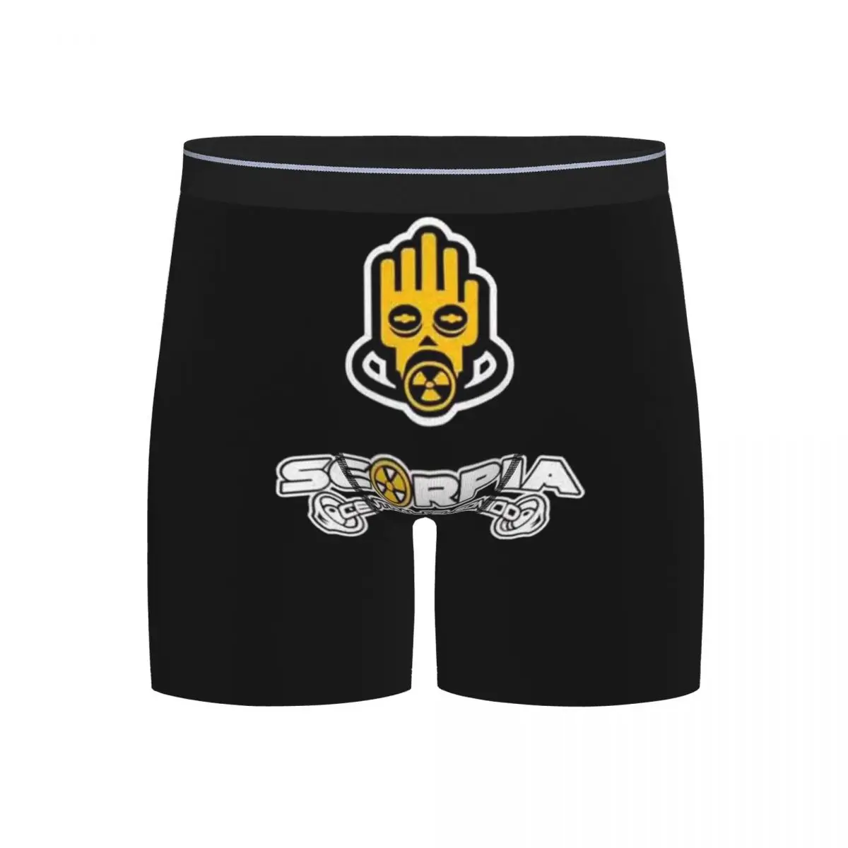 

Long Boxer Underpants Shorts Scorpia - Central Del Sonido Panties Men Breathable Underwear for Homme Man Boyfriend Gifts