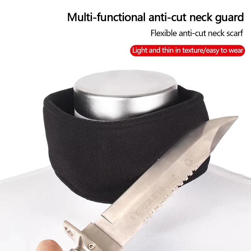 

Flexible anti-cut neck guard, anti-knife, anti-chop and anti-scratch neck guard, protective security products