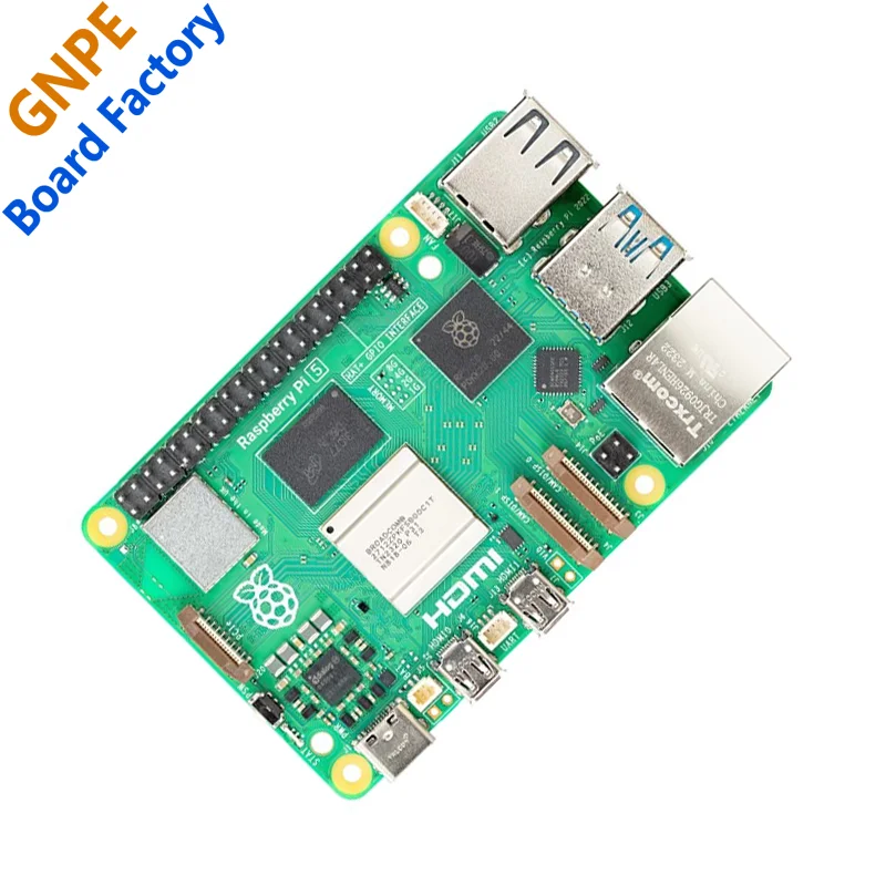 Raspberry Pi 5 Complete Full Kit PCIE-NVME-SSSD + LCD + CASE + Power + DIY + UART-Cable +RTC-BOX +SD Or Only PI5 4GB 8GB Board