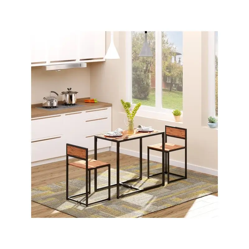 Dining Table Set - Modern Design, 6 Chairs, Durable Material, Perfect for Home, Dining Room, Indoor Use, Easy Assembly