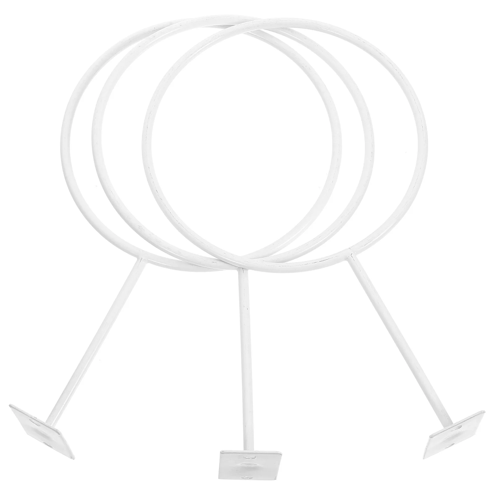 

3Pcs Basketball Holder Wall Mount Durable Iron Ball Display Racks Practical Design Widely Used Sports Balls Organizer