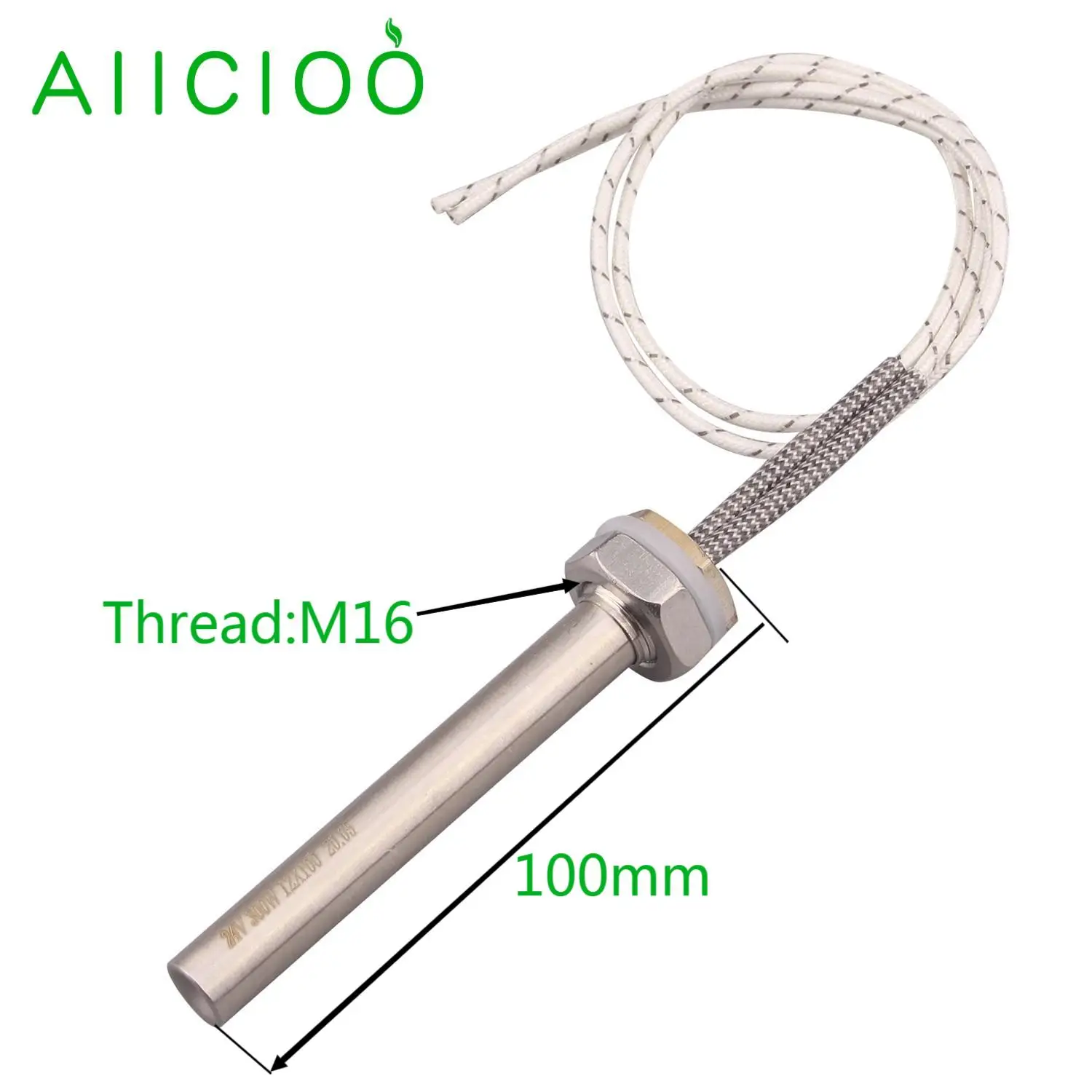 24V Погружной патронный нагреватель DC Электрический нагревательный элемент из нержавеющей стали 300w