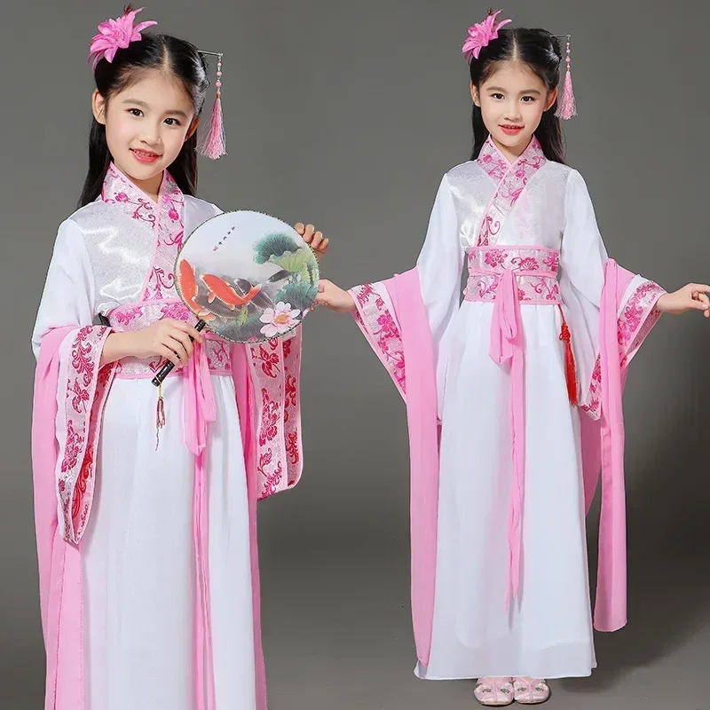

Hanfu for Girls Traditional Chinese Dress Children Cosplay Costume for Carnival Halloween Costume for Girls New Year Christmas