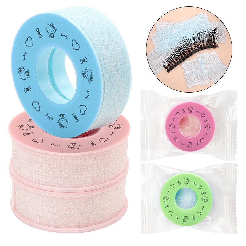 Sanrio Hello Kitty Silicone Gel Eyelash Tape Sensitive Resistant Microporous Eyelash Extension Color Tape Sticker Makeup Tools