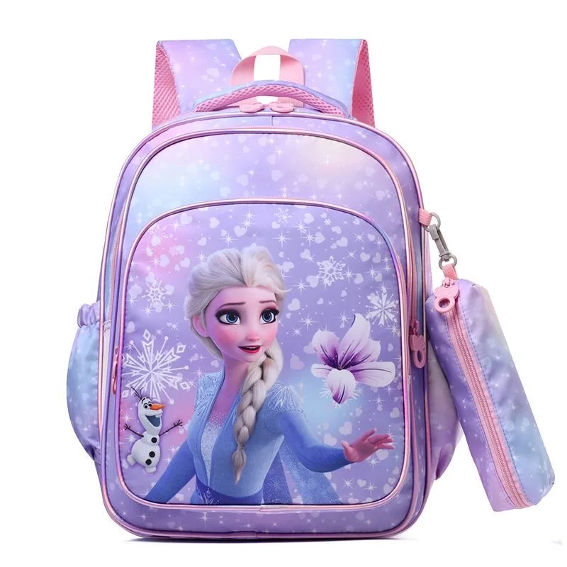 

Original New Disney cartoon kids frozen Backpack bag Kindergarten school bag lady girls birthday gift