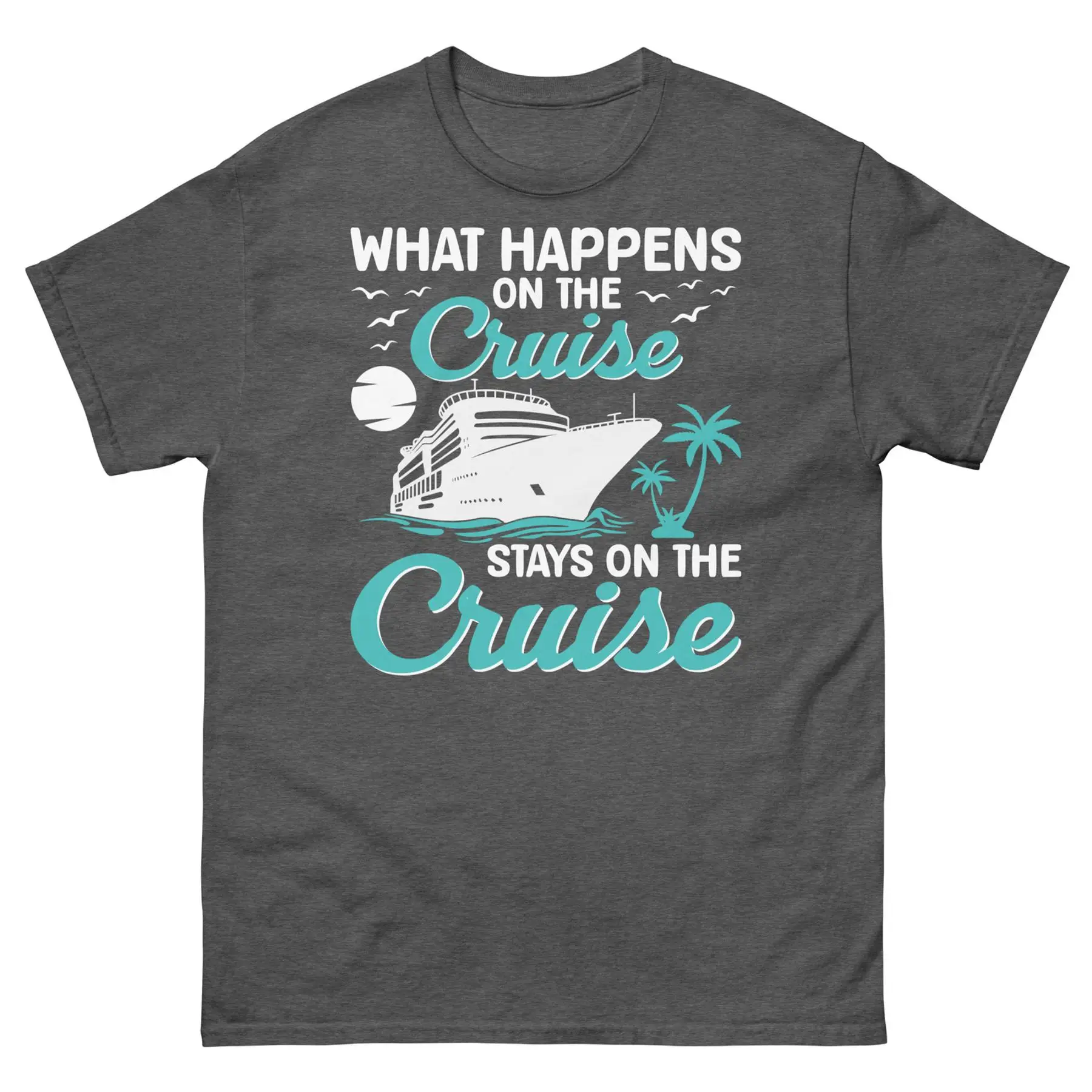 

Футболка унисекс What Happens on the Cruise Stays on the Cruise Vacation Classic
