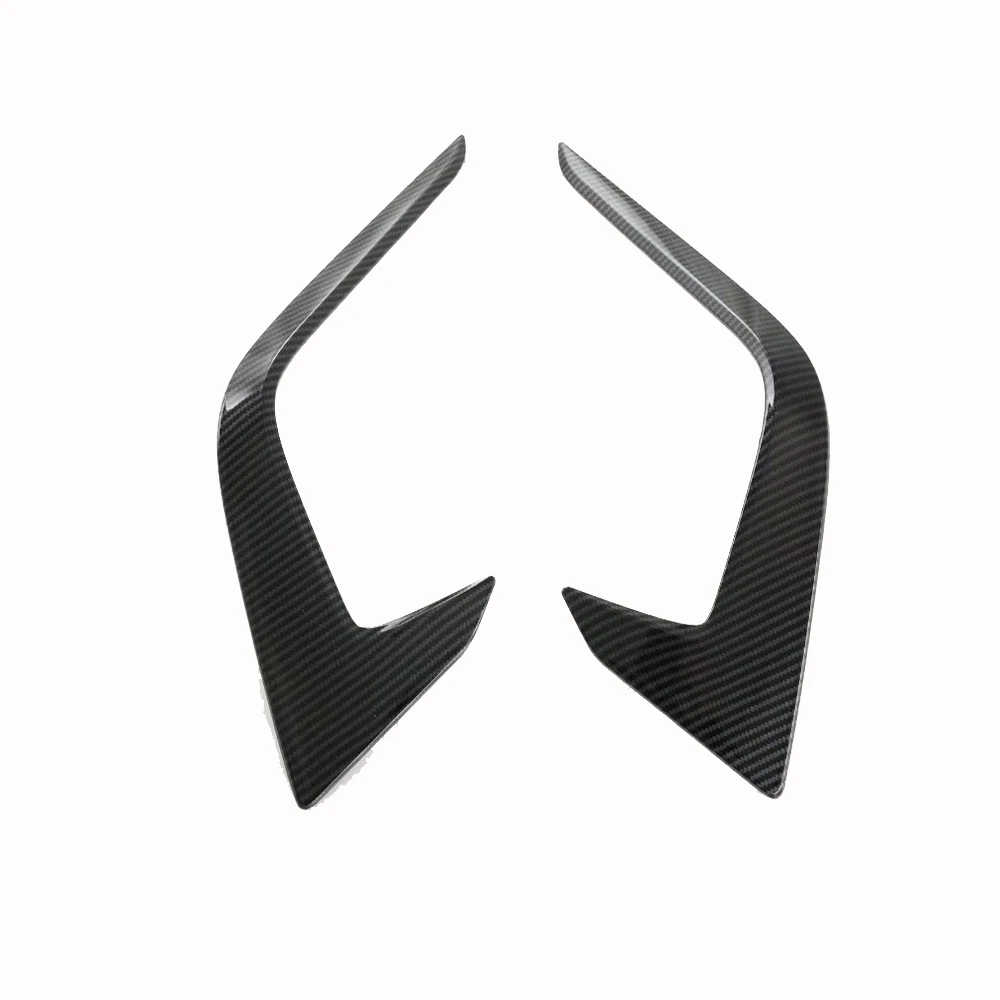 For Honda Civic 11th Gen 2022 2023 Carbon Fiber car Styling Front Foglight Eyebrow Eyelid Cover Trim Front Bumper Fog Light Trim