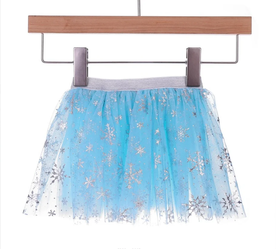 

Новинка, Юбка-миди для девочек, газовая детская юбка, юбка для снега и льда