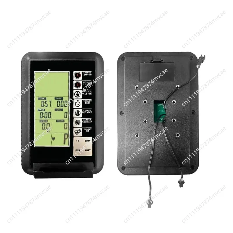 Air Bike Computer with LCD Screen Exercise Machine for Workout Treadmills - Tracks Watts And Time Data for Bicycle Fitness