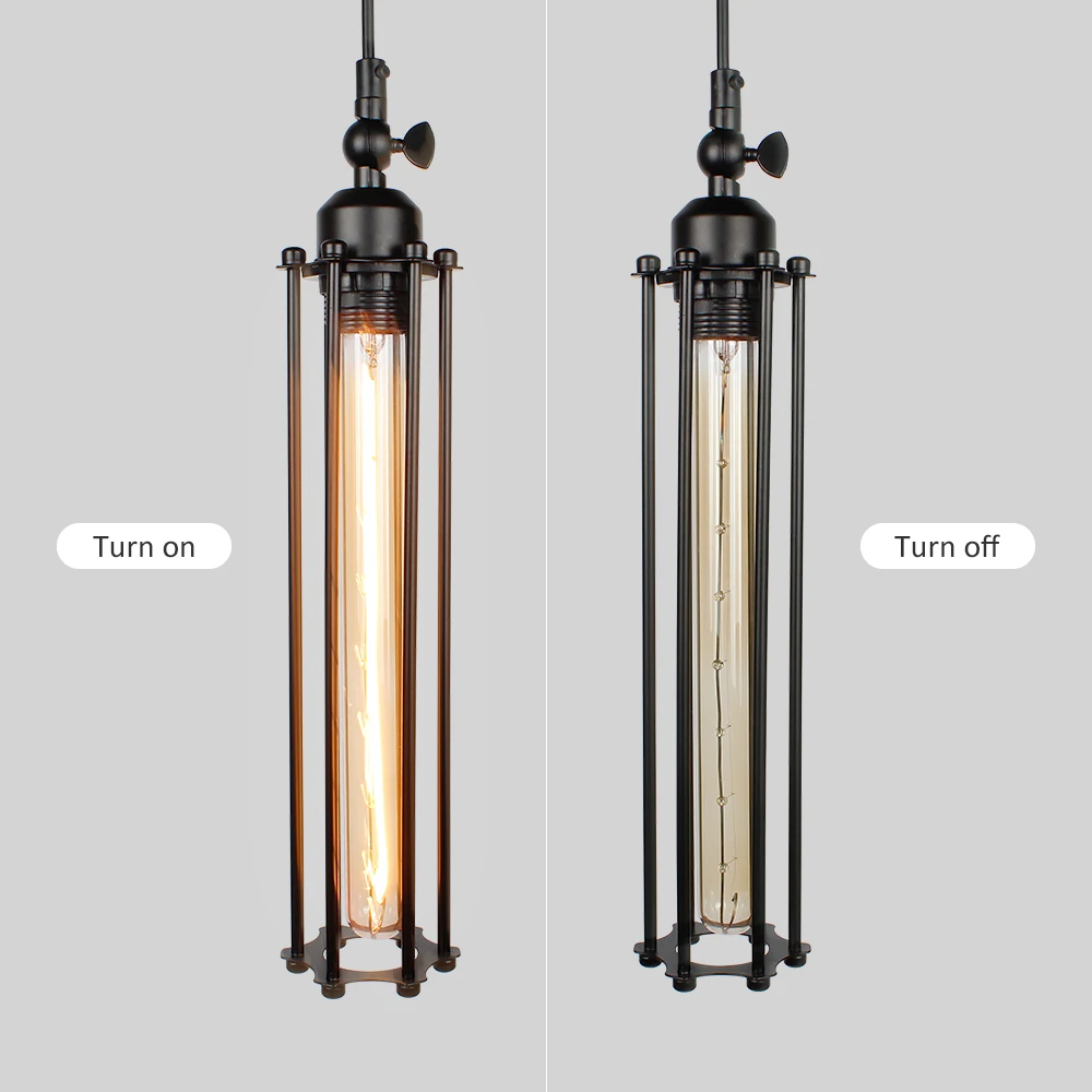 Industrial Pendant Light Vintage Pendant Lamp American Retro Handing Lamp Restaurant Coffee Living Dining Room Home Indoor Decor