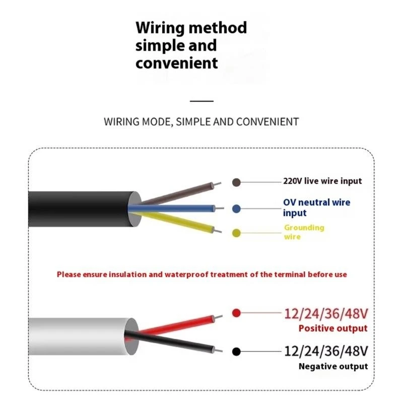 Industrial Difference Watertight Power Adapters With Heat Management System For Continuous Operation In Damp Locations M4YD