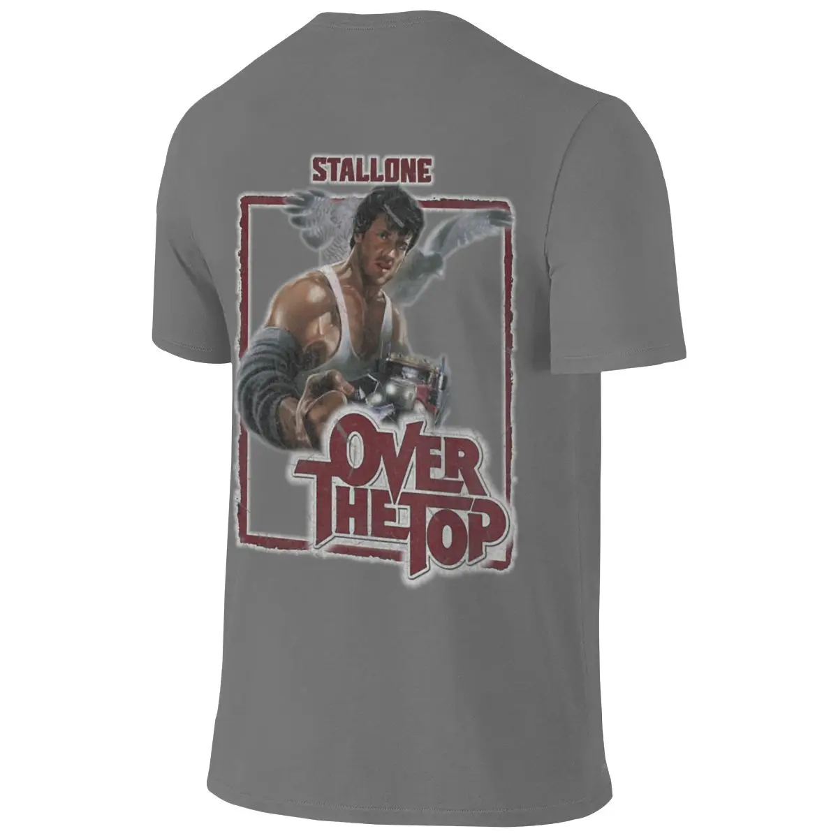 Over The Top Dropped Shoulder Reversible T-shirt Basic Commuting Clean Surface Shirt