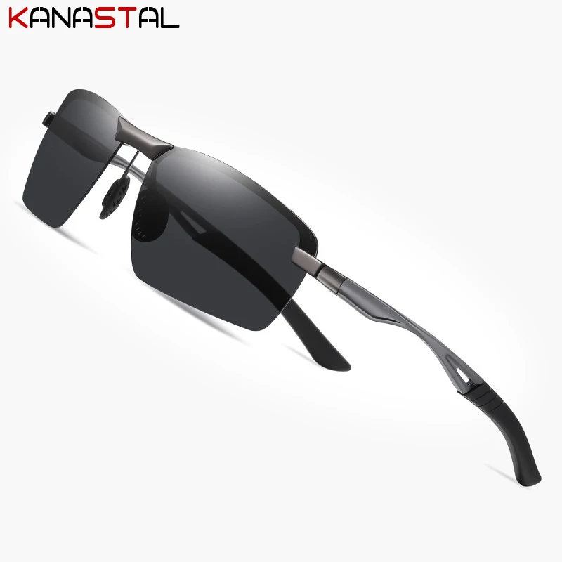 

Men's Sports Polarized Sunglasses UV400 Women Sun Glasses Metal Eyeglasses Frame Driving Cycling Travel Anti Glare Shade Eyewear