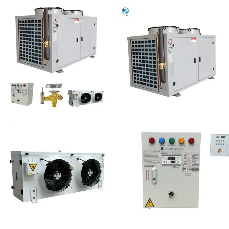 for 6hp 8hp 10hp U Type Freezer Refrigeration Condenser Evaporative Air Cooler with Expansion Valve Easy to Maintain