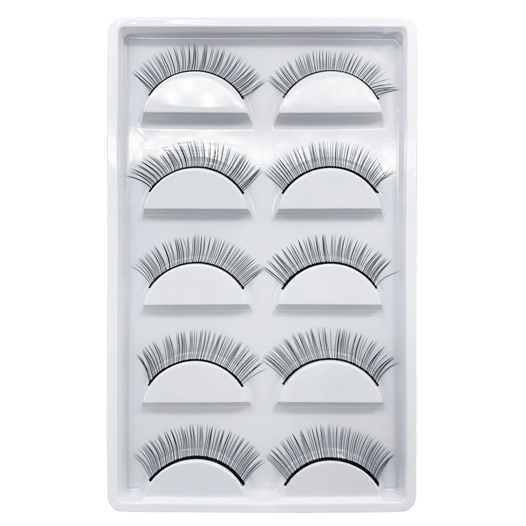 1/3/5Boxes Training Lashes Beginner False Eyelashes Practice Mink Lashes Strip Individual Lashes Eyelash Extension Tools