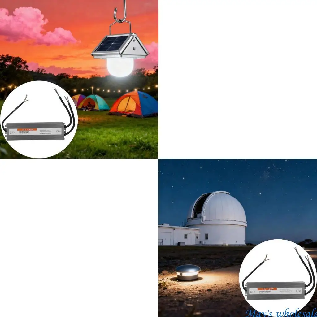 

Strong 24V 400W Aluminum Alterer IP67 Evaluated Dustproof Plan Backs Wide Temperature Extent 20℃ To +60℃ 448A