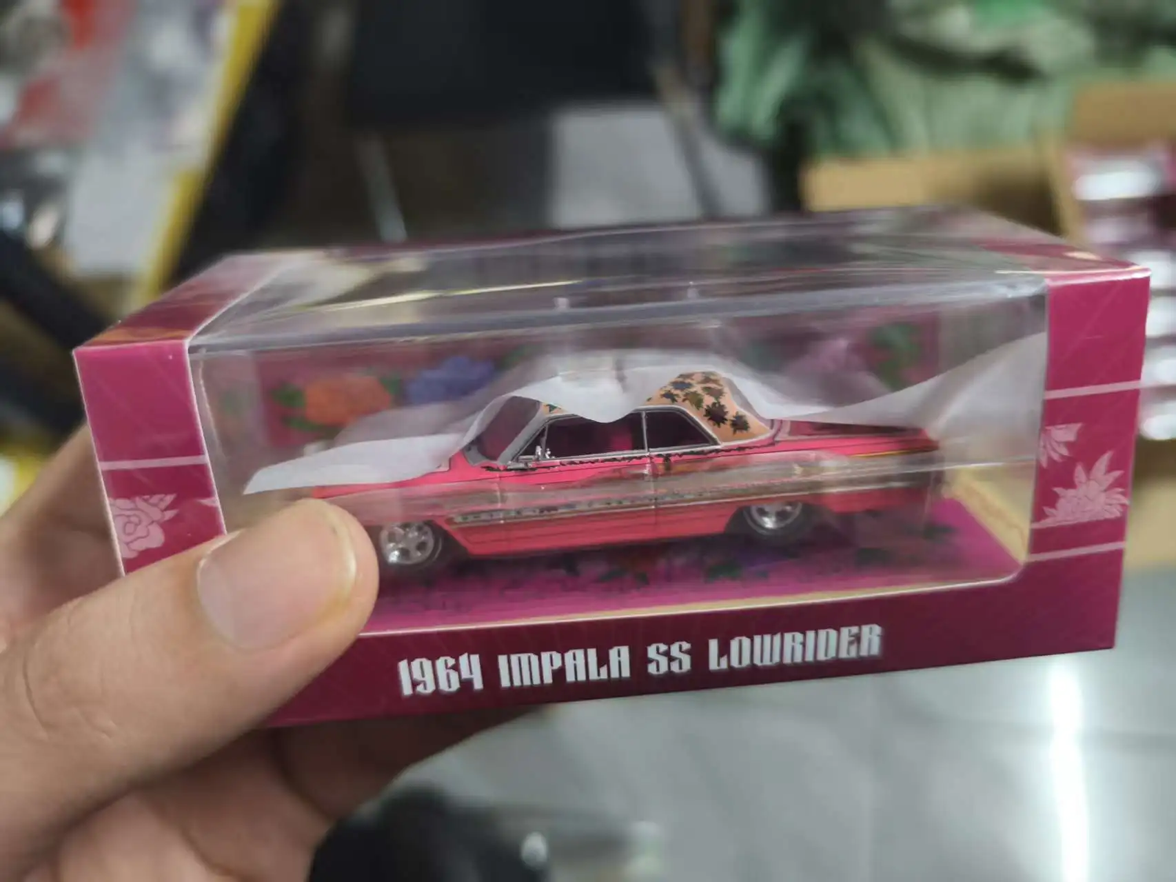 97M 1964 Black Spotted Antelope Rose 1/64 Tiao Car Alloy Model