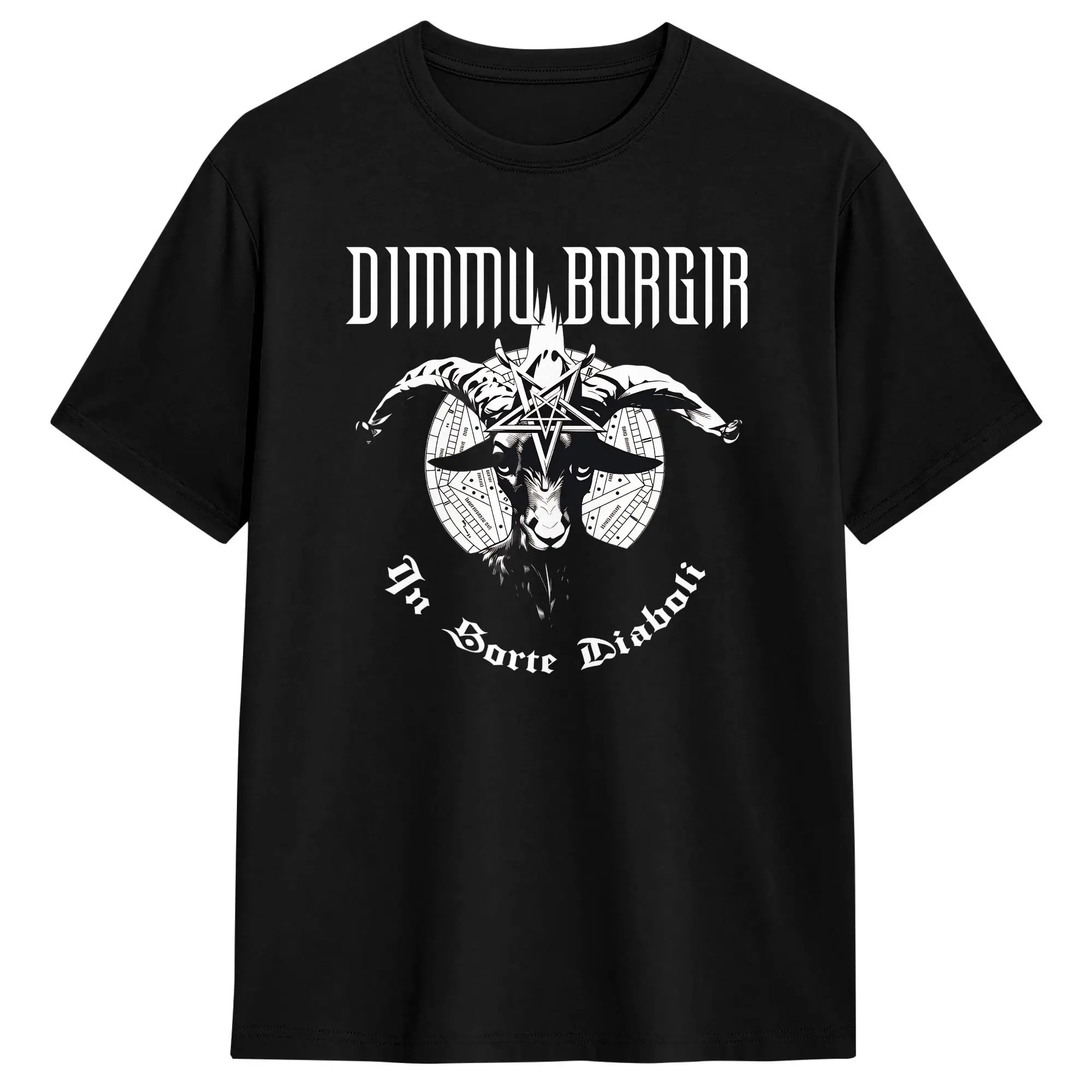 Harajuku T Shirt Summer Dimmu Borgir Band Fashion T Shirts  Cotton Tee Shirt for Men Y2K Retro Short Sleeve Tees